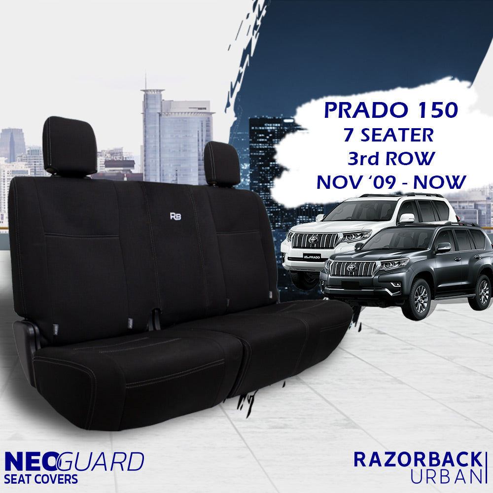 NeoGuard 3rd Row Neoprene Seat Covers For Toyota Prado 150 7 Seater (I