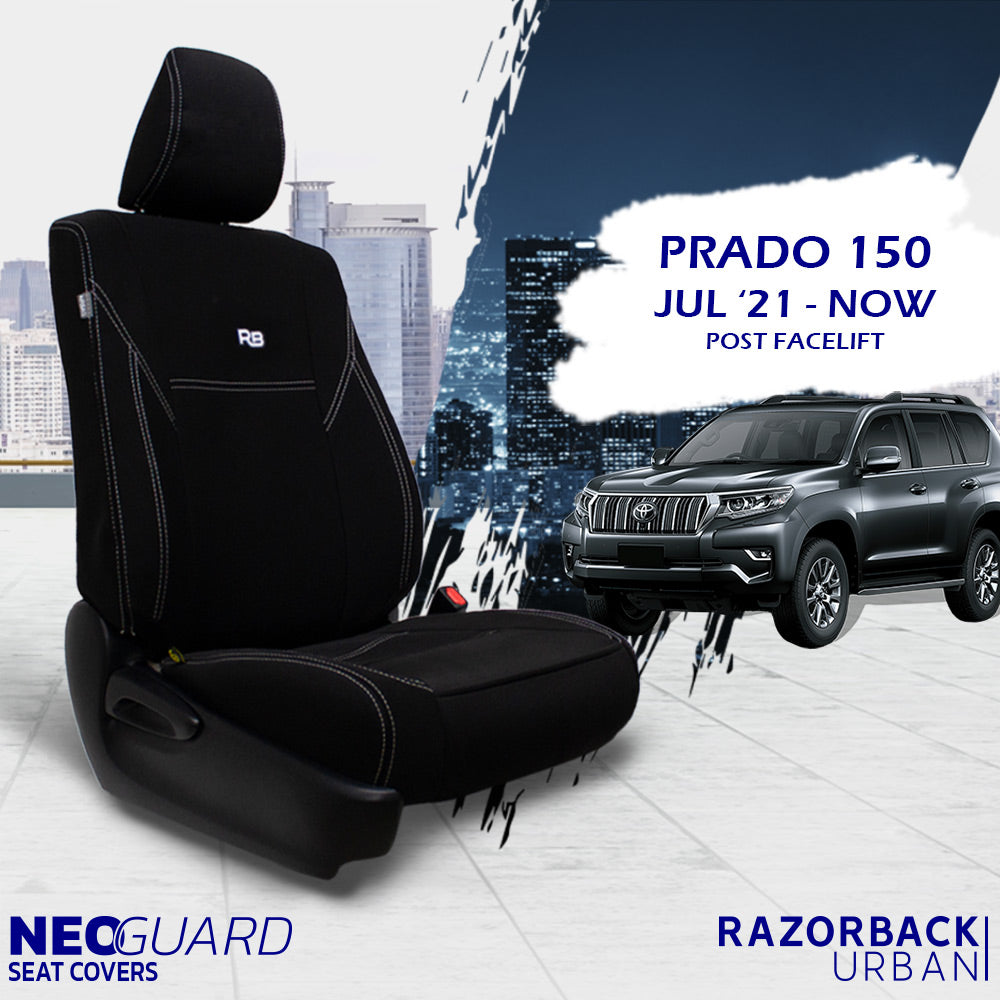 NeoGuard Front Row Neoprene Seat Covers For Toyota Prado 150 (July 21 ...